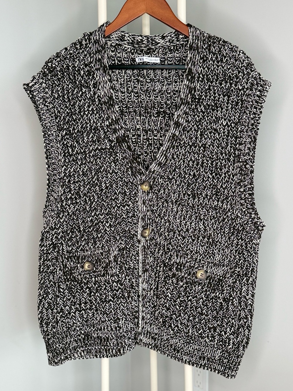 Zara Marled Knit Vest